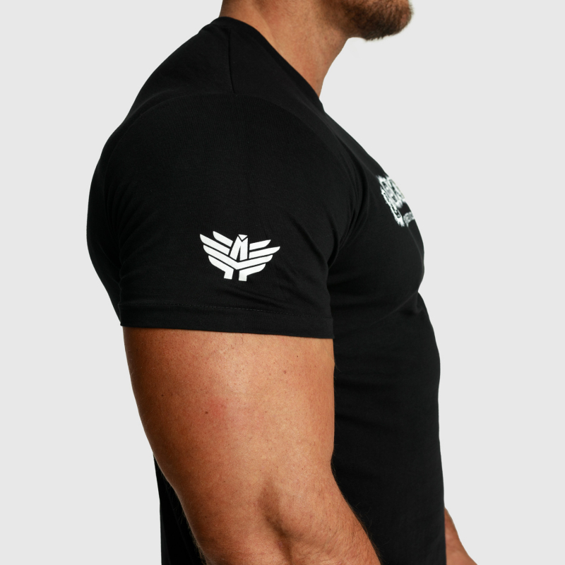 Férfi fitness póló Iron Aesthetics Unbroken, fekete-6