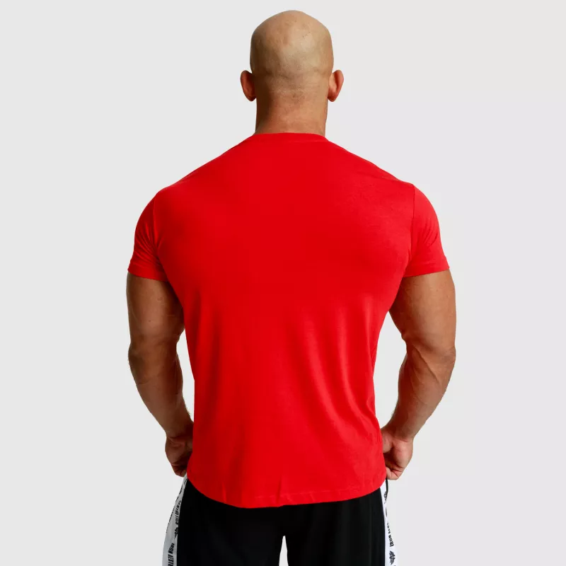 Férfi fitness póló Iron Aesthetics Unbroken, piros-4