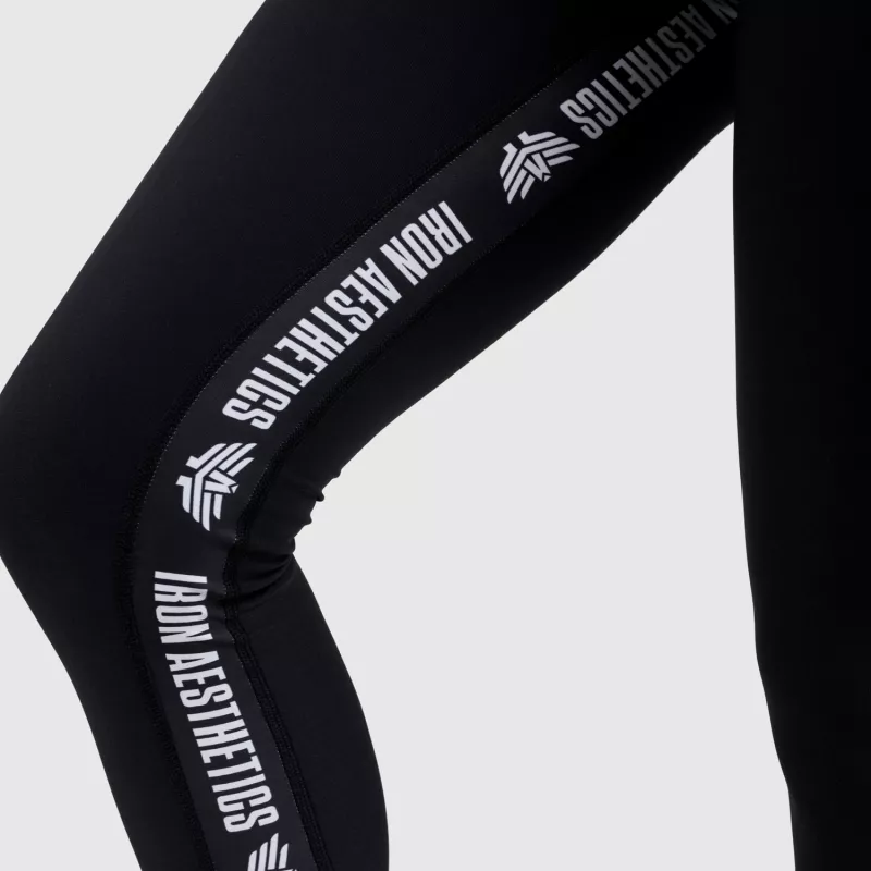 Női leggings Iron Aesthetics Te Tape, fekete-5