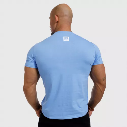 Férfi fitness póló Iron Aesthetics Boxed, kék