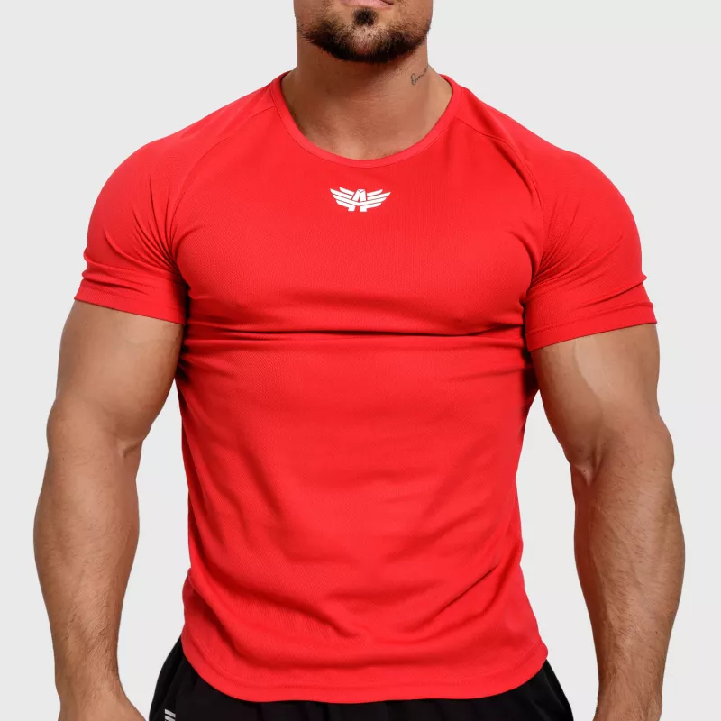 Férfi funkcionális póló Iron Aesthetics Performance, piros-1