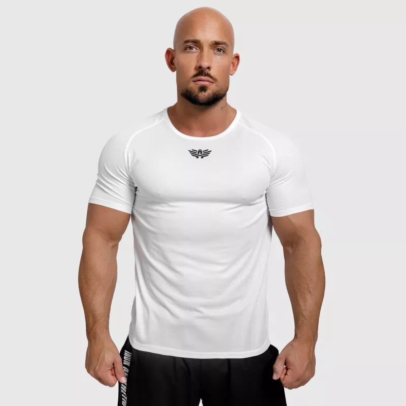 Férfi funkcionális póló Iron Aesthetics Performance, fehér-3