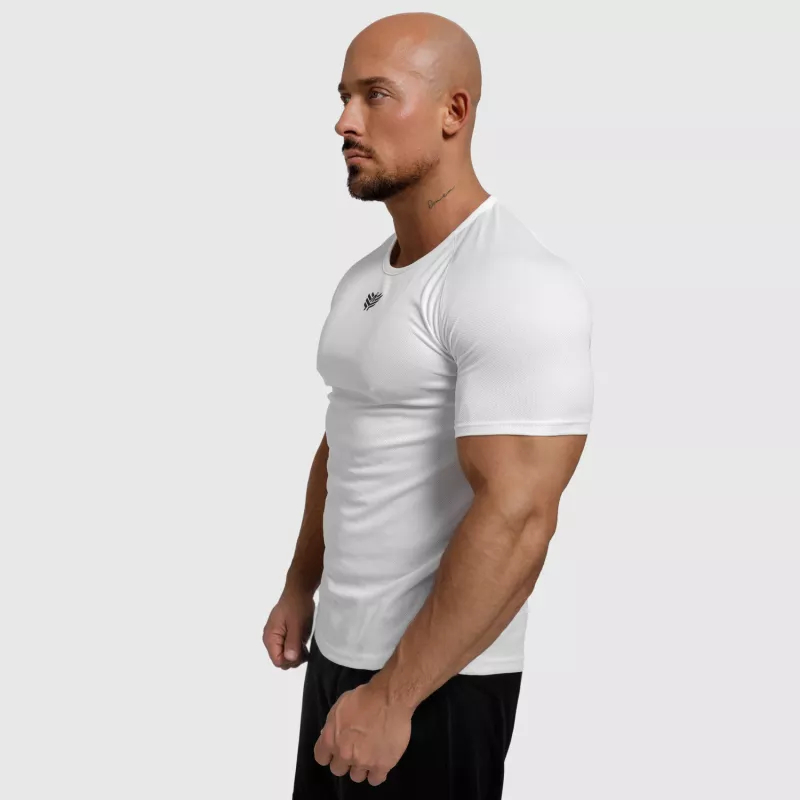 Férfi funkcionális póló Iron Aesthetics Performance, fehér-5