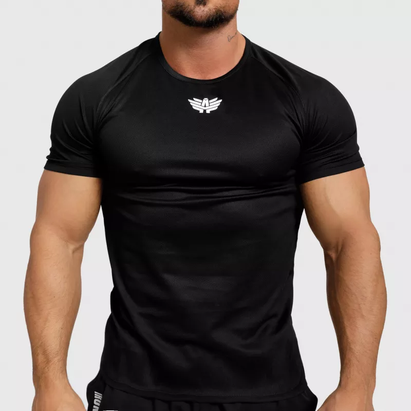 Férfi funkcionális póló Iron Aesthetics Performance, fekete-1