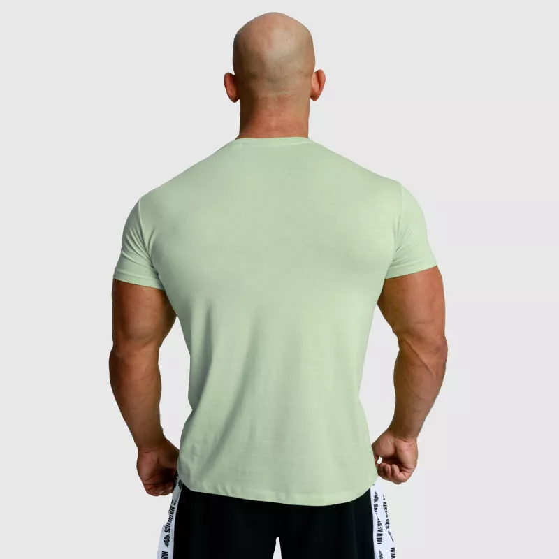 Férfi fitness póló Iron Aesthetics Splash, sage zöld-3