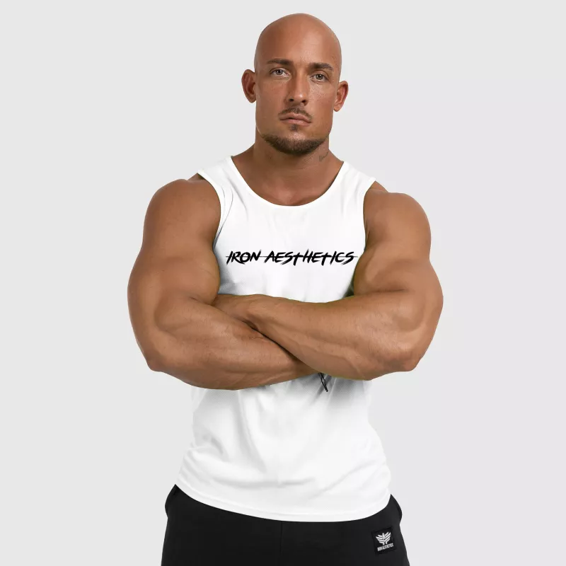 Férfi funkcionális atléta Iron Aesthetics Sporty, fehér-4