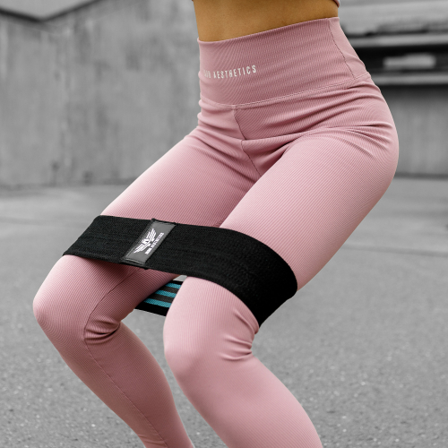 Női magasderekú leggings Iron Aesthetics Rib, dusty rózsaszín
