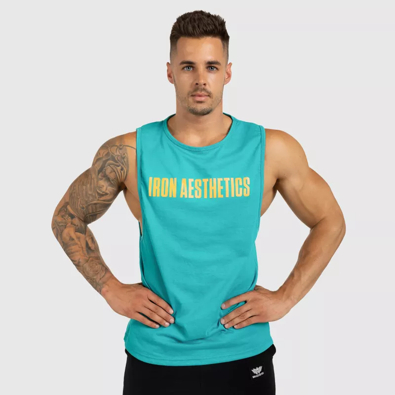 Férfi fitness ATLÉTA Iron Aesthetics Signature, menta-1