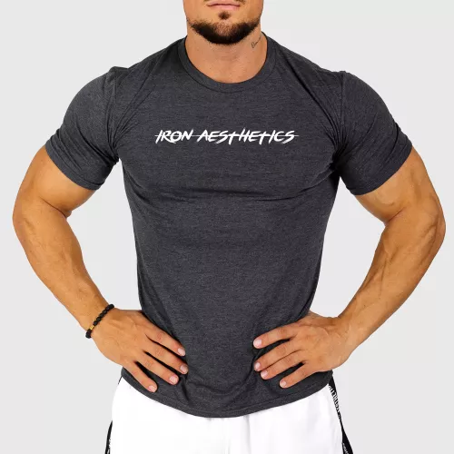 Férfi sportos póló Iron Aesthetics Sporty, sötétszürke