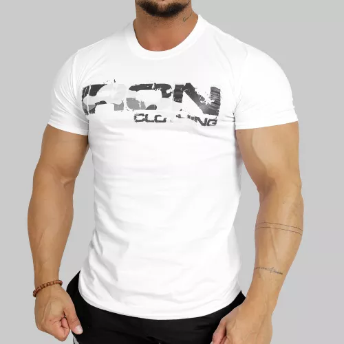 UltraSoft póló Iron Camo Style, fehér