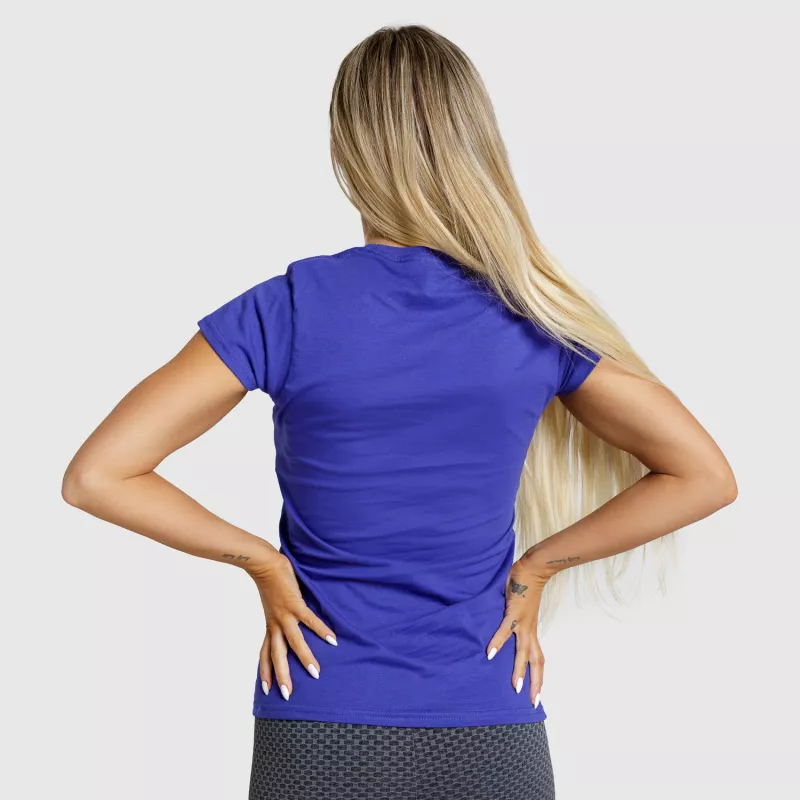 Női fitness póló Iron Aesthetics Fit, kék-5