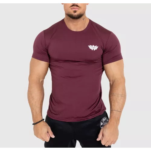 Férfi funkcionális póló Iron Aesthetics Athletic, maroon