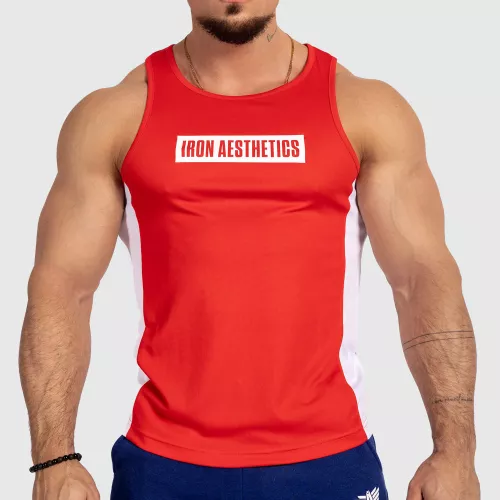 Férfi funkcionális atléta Iron Aesthetics Contrast, red/white