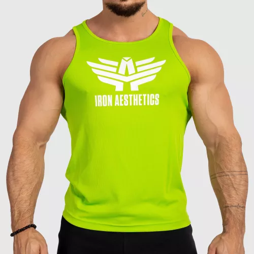 Férfi funkcionális atléta Iron Aesthetics Basic, lime green
