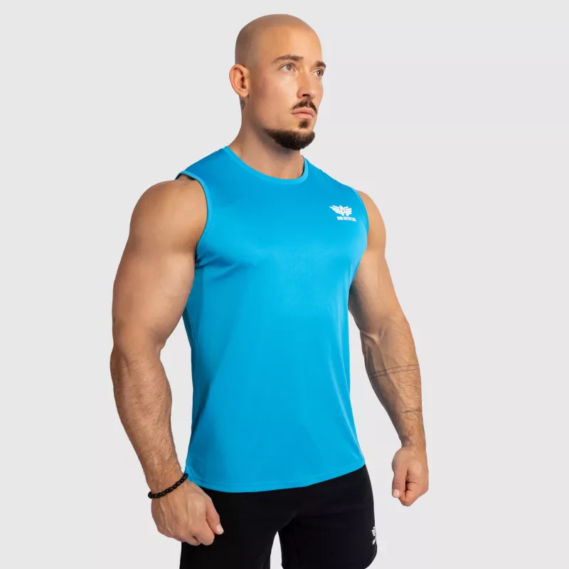 Férfi fitness atléta Iron Aesthetics Smooth, kék-2