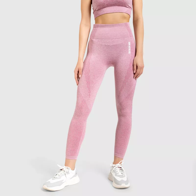 Varrás nélküli leggings Iron Aesthetics Seamless Spots, rózsaszín-5