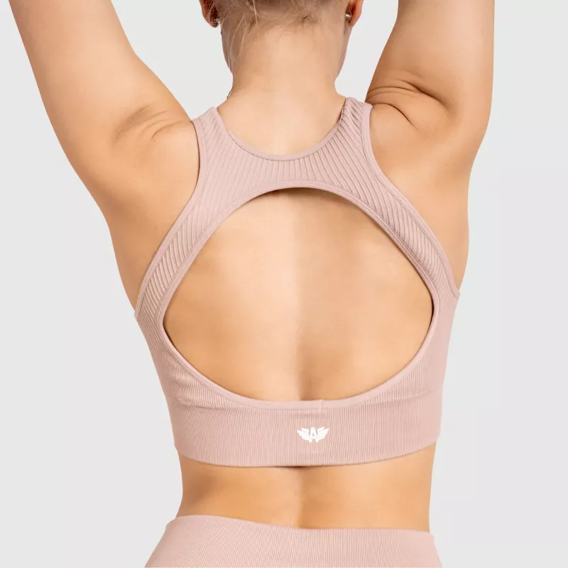 Varrás nélküli fitness szett Iron Aesthetics Seamless Butt, rózsaszín-15