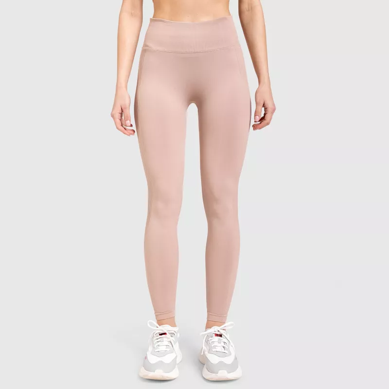 Varrás nélküli leggings Iron Aesthetics Seamless Butt, rózsaszín-5