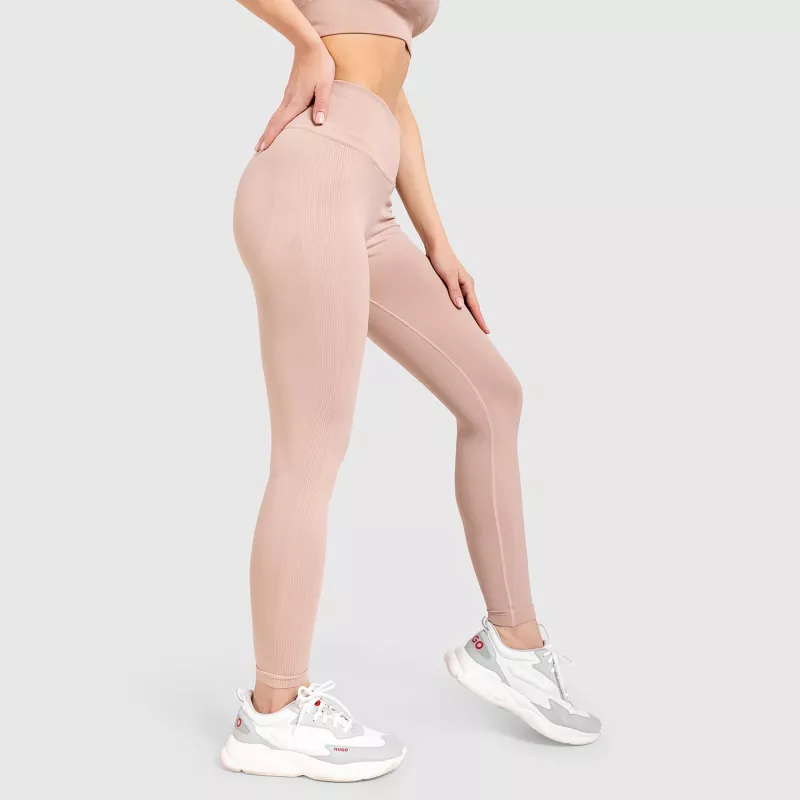 Varrás nélküli leggings Iron Aesthetics Seamless Butt, rózsaszín-2