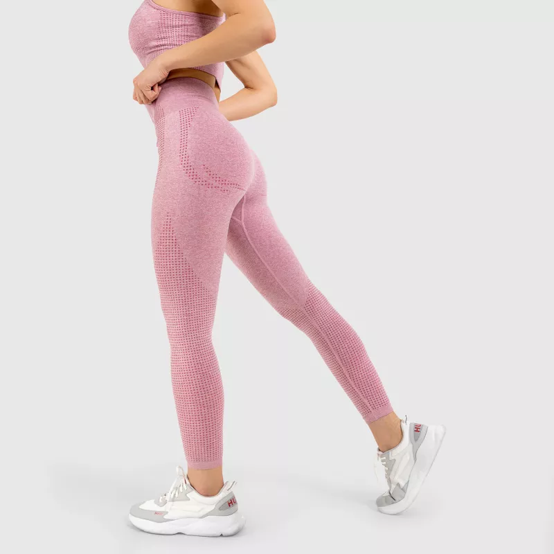 Varrás nélküli leggings Iron Aesthetics Seamless Spots, rózsaszín-1