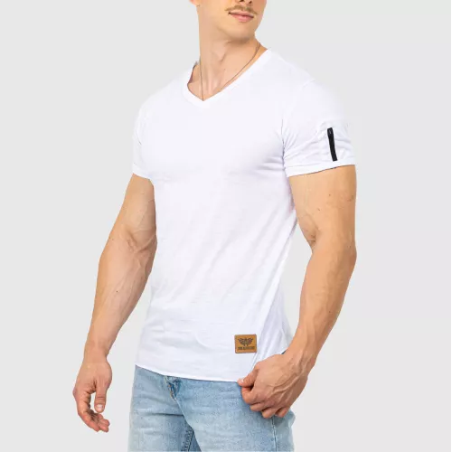 Férfi póló Iron Aesthetics Stylish, fehér