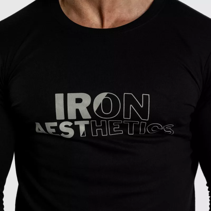 Férfi pulóver Iron Aesthetics Section, fekete-6