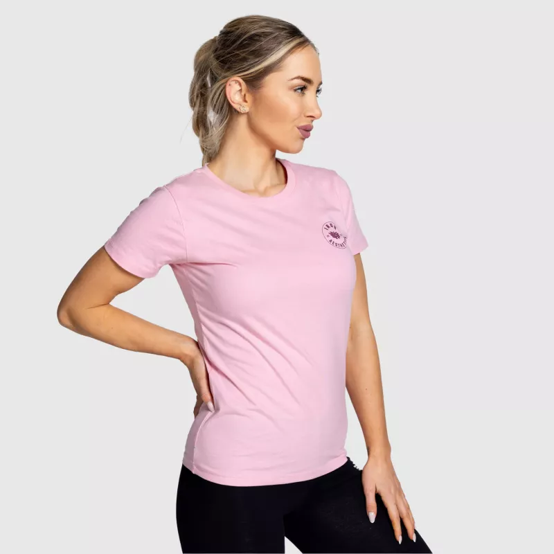 Női póló Iron Aesthetics Loop, rózsaszín-3