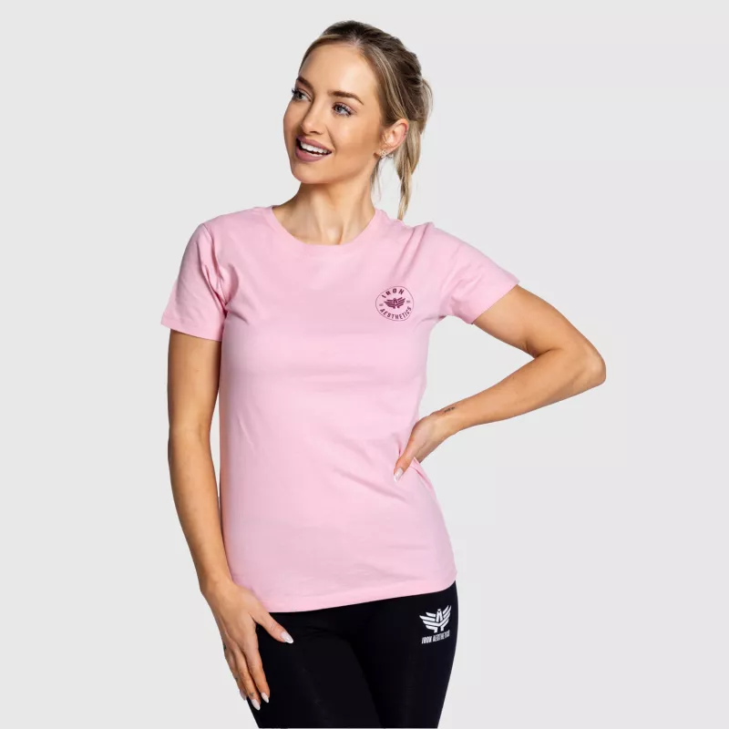Női póló Iron Aesthetics Loop, rózsaszín-1
