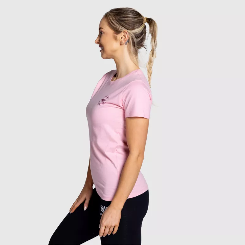 Női póló Iron Aesthetics Loop, rózsaszín-4