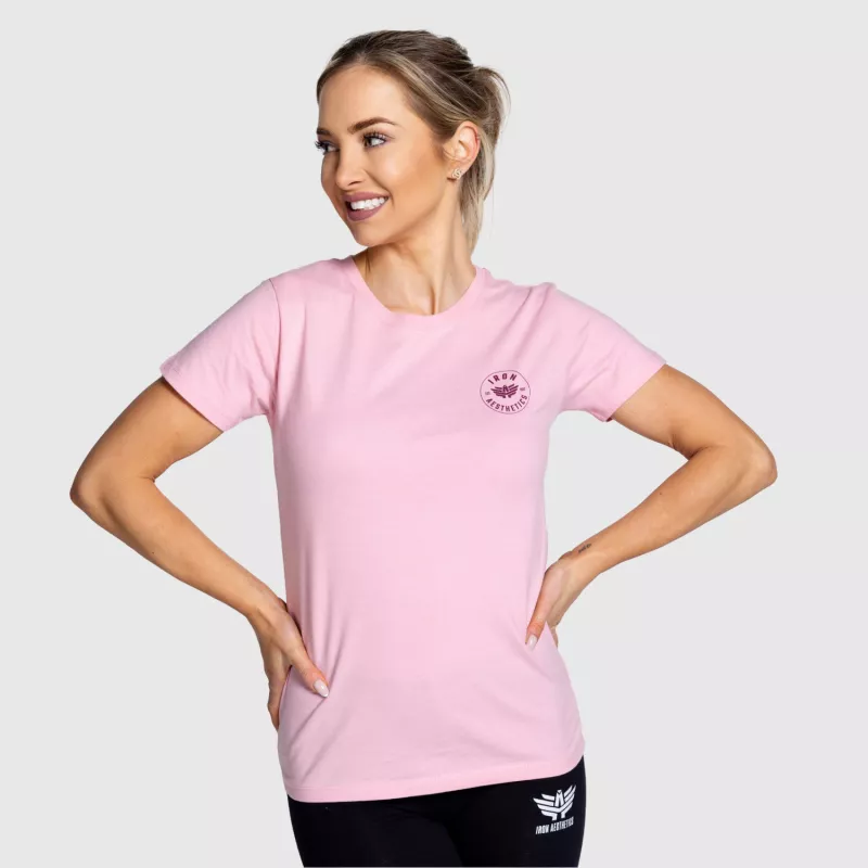 Női póló Iron Aesthetics Loop, rózsaszín-5