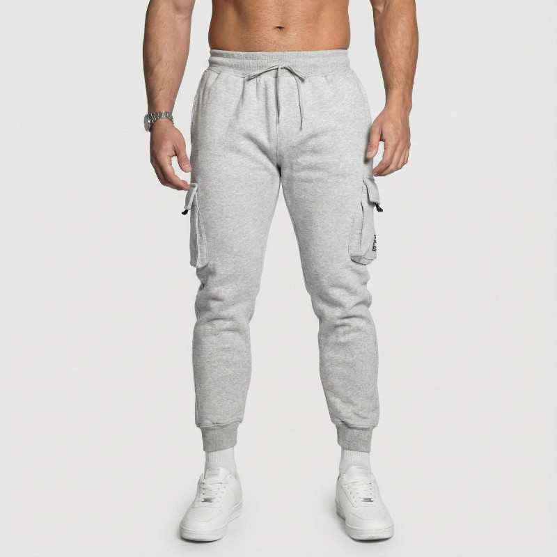 Kapucnis pulóver Iron Aesthetics Cargo Hoodie, sötétszürke · záber 6