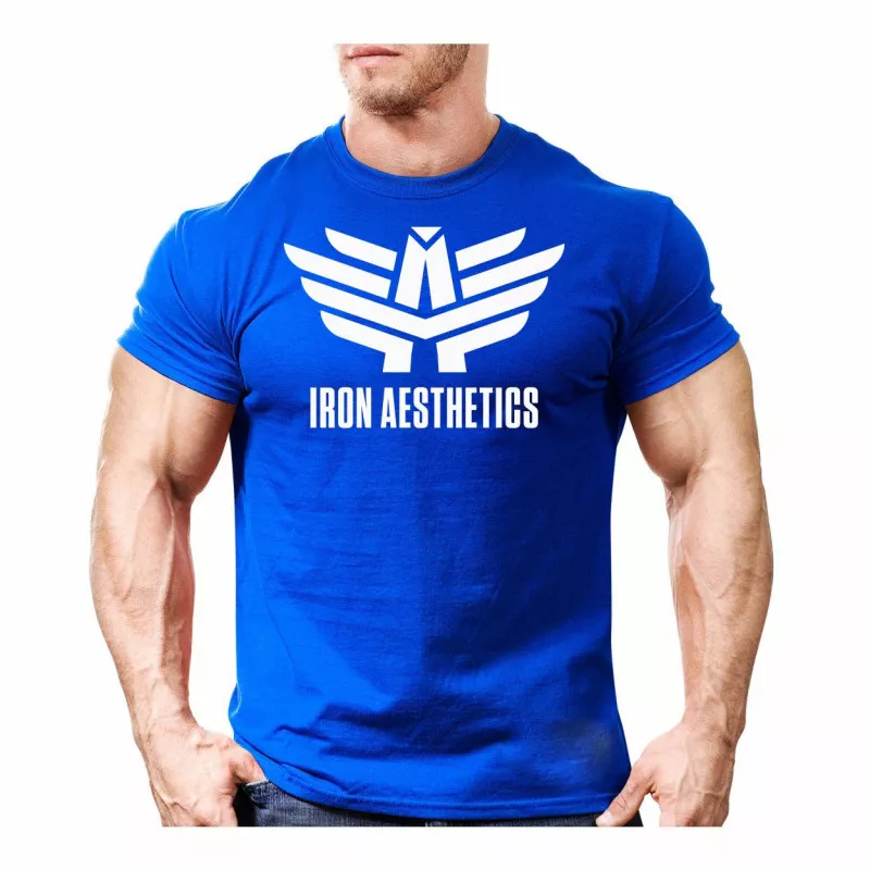 Ultrasoft póló Iron Aesthetics, kék-1