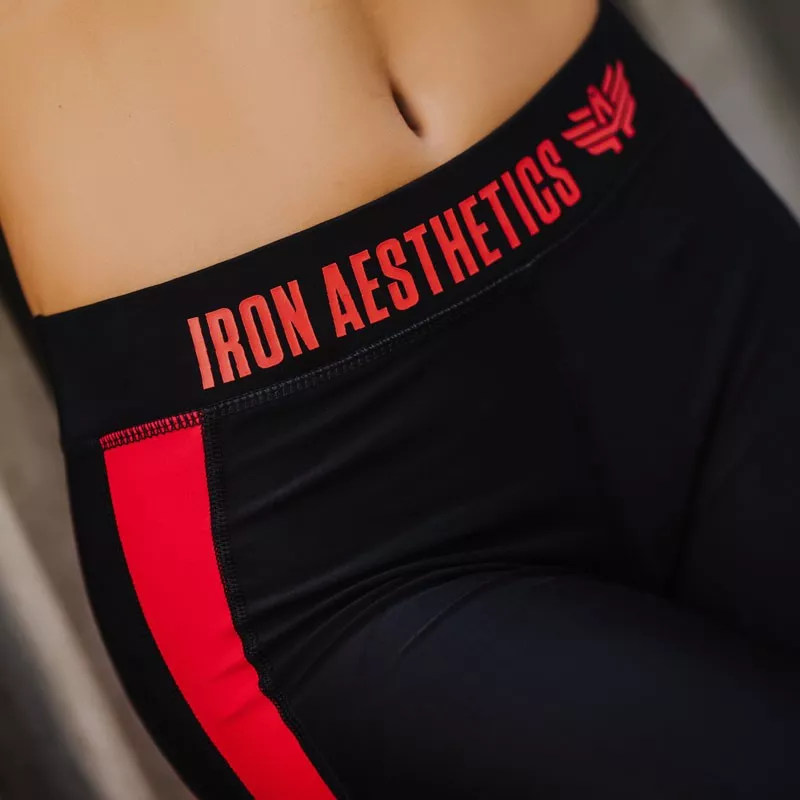 Női leggings HEART - Iron Aesthetics, piros-3