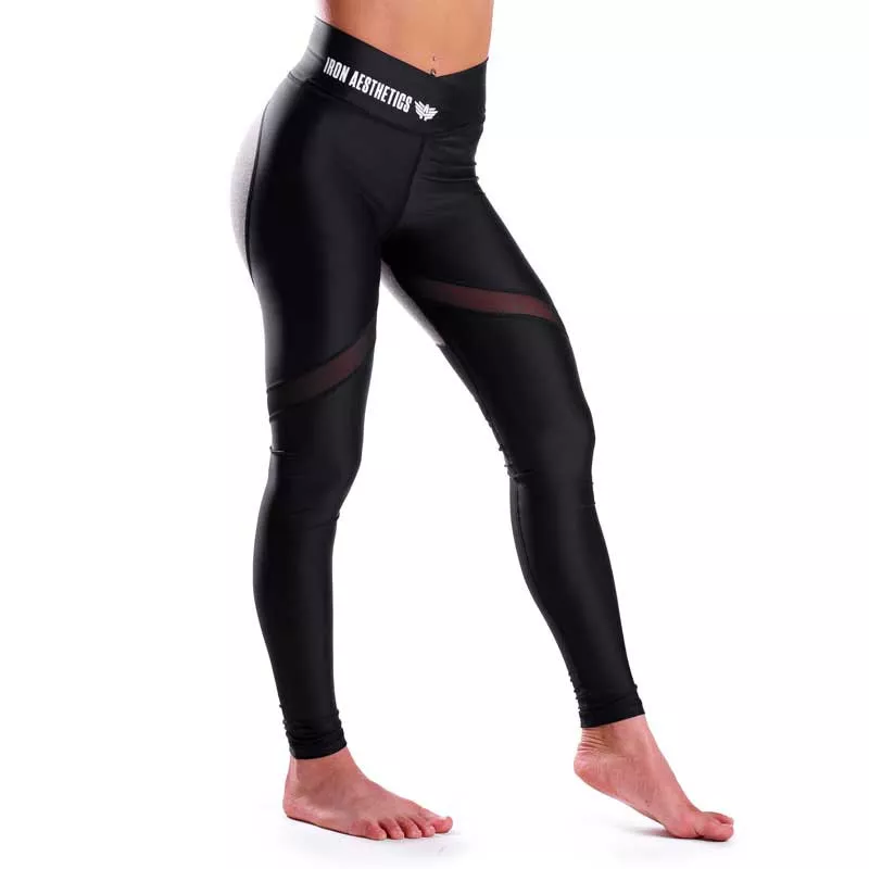 Női leggings HEART - Iron Aesthetics, fekete-10