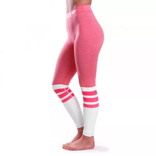 Női leggings Stripes - Iron Aesthetics, rózsaszín