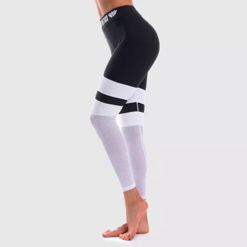 Női leggings NET Stripes - Iron Aesthetics, B&W
