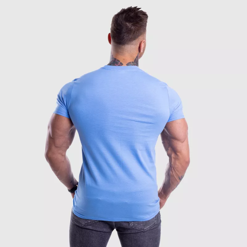 Férfi fitness póló Iron Aesthetics Beast Mode Est. 2017, kék-5