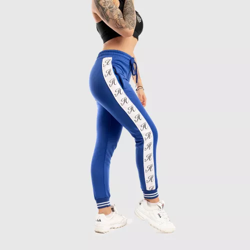 Női fitness melegítőnadrág Iron Aesthetics Striped, kék