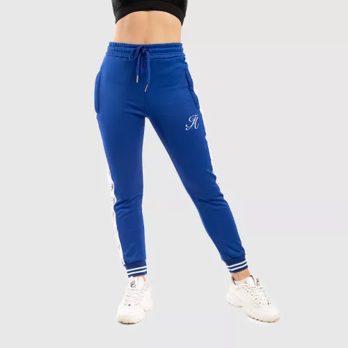 Női fitness melegítőnadrág Iron Aesthetics Striped, kék