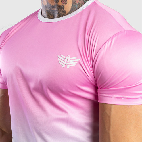 Férfi Iron Aesthetics póló FADED, rózsaszín
