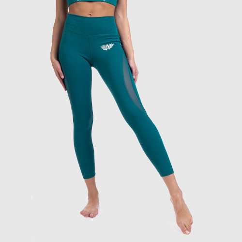Női leggings NET - Iron Aesthetics, smaragd