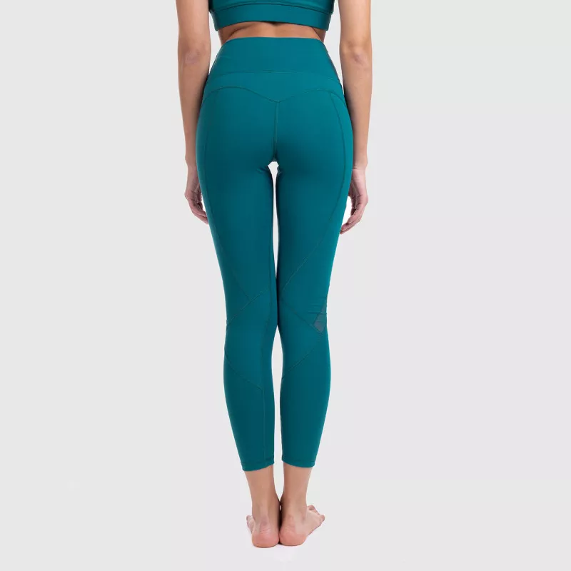 Női leggings NET - Iron Aesthetics, smaragd-2
