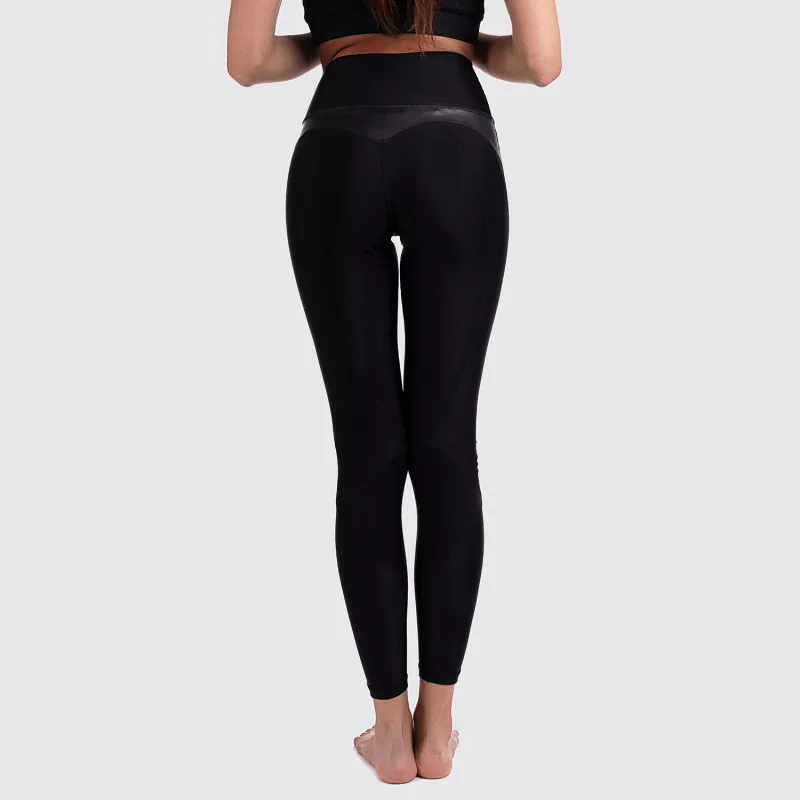Női leggings NET - Iron Aesthetics, fekete-3