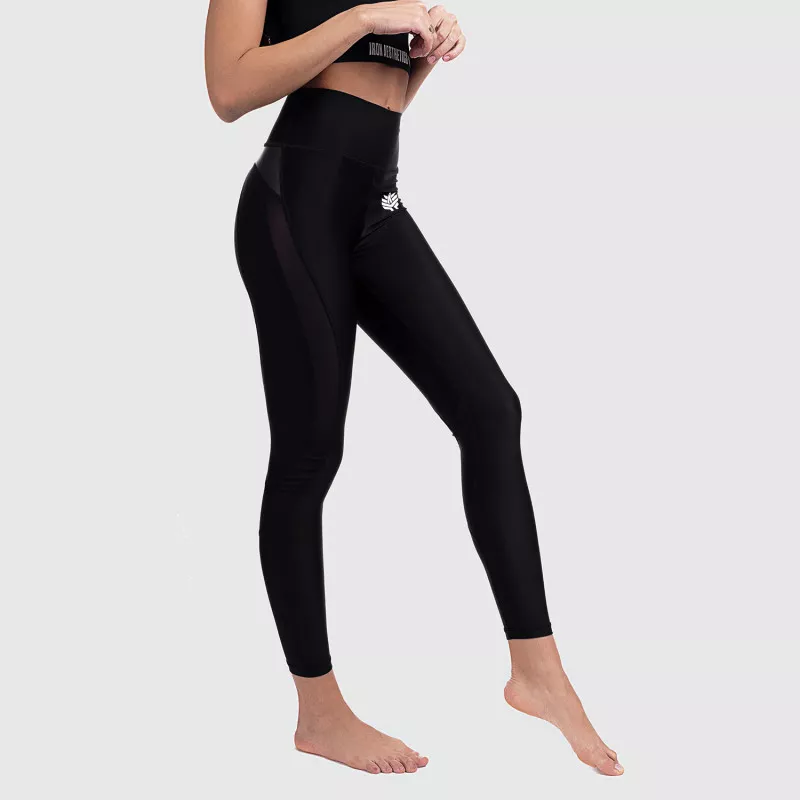 Női leggings NET - Iron Aesthetics, fekete-8