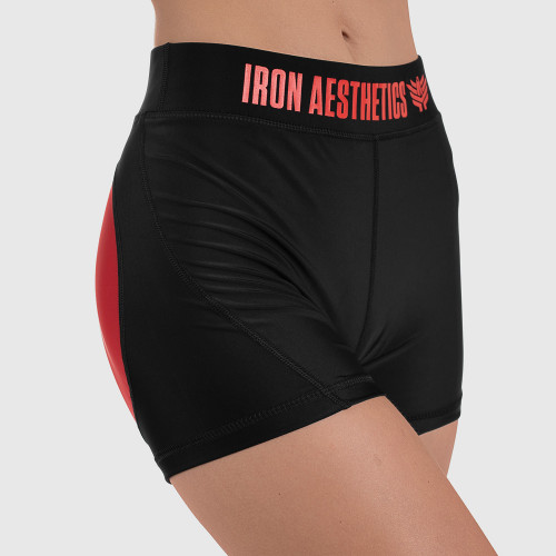 Női rövidnadrág HEART - Iron Aesthetics, piros
