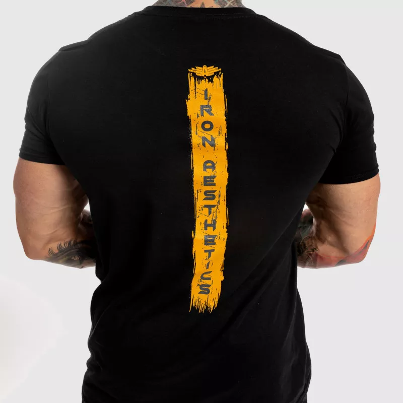 Férfi fitness póló Iron Aesthetics Force, fekete-8