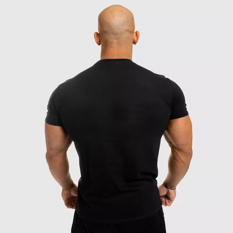 Férfi fitness póló Iron Aesthetics Standard, fekete-3
