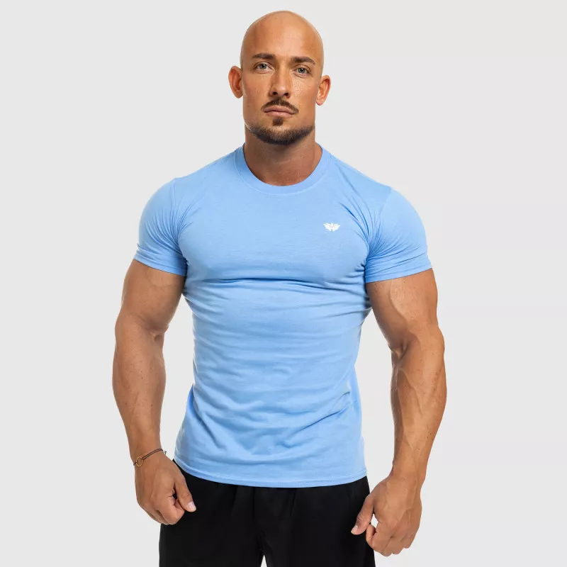 Férfi fitness póló Iron Aesthetics Standard, kék-5