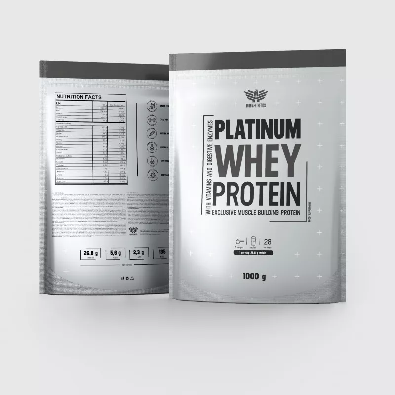Platinum Whey Protein 1000g - Iron Aesthetics-3