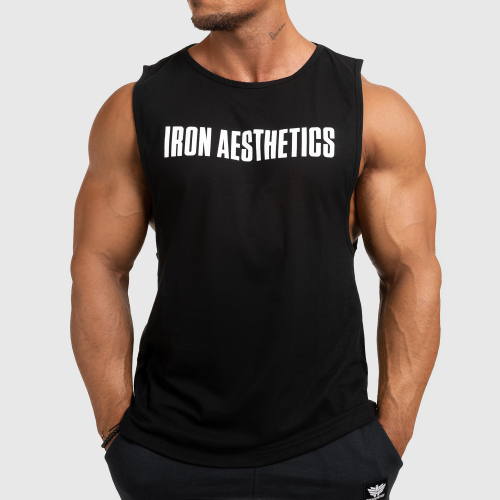 Férfi fitness ATLÉTA Iron Aesthetics Signature, fekete